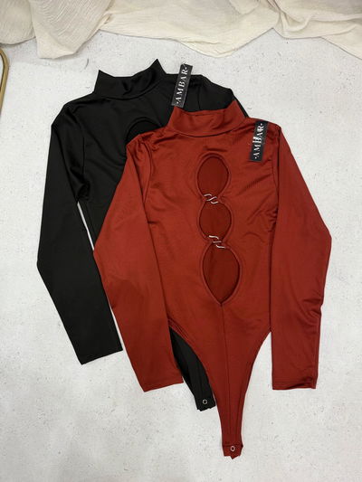 Body de lycra media polera infinito 