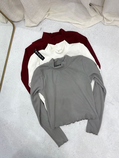 Remera media polera de morley soft 