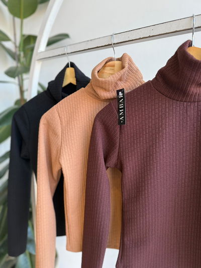 Polera texturada 