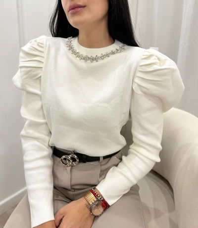 Sweater de bremer importado "hojitas" 