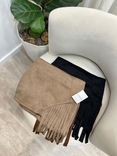 Pollera gamuzada Maia