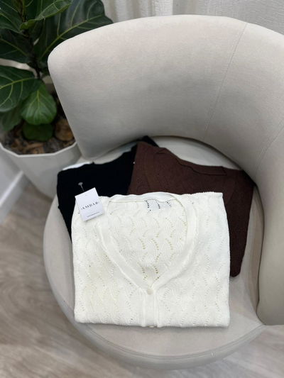 Cárdigan calado Luna