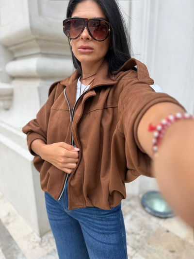 Campera gamuzada Pia