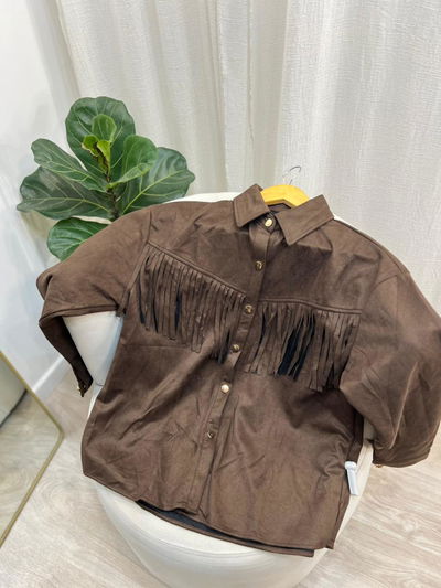 Chaqueta gamuzada Lucy