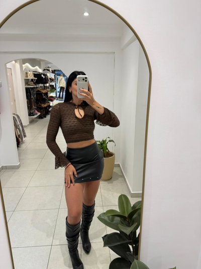 Pollera engomada Luana