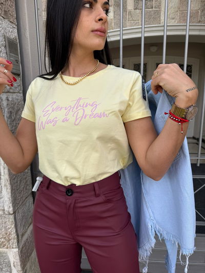 Remera de algodón "Everything" 