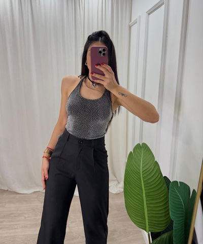 Body con strass 