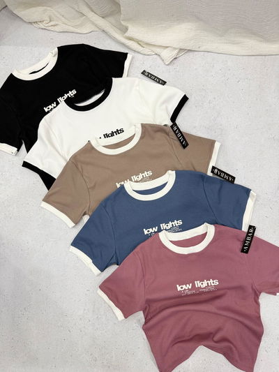Remera de morley combinada "low lights" 