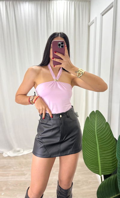 Body lycra con aplique 