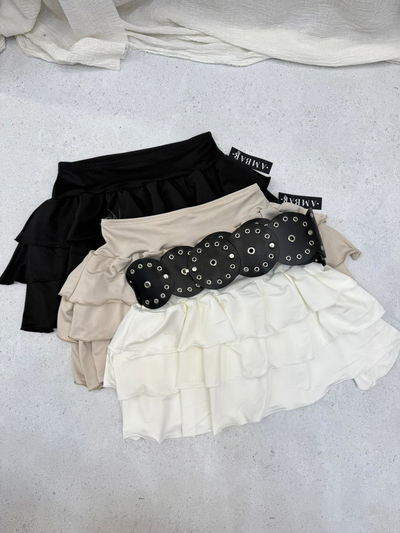 Pollera de lycra vuelos