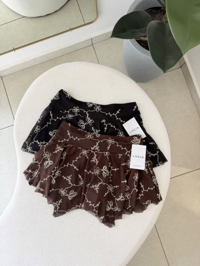 Short Pollera tiro bajo Kima