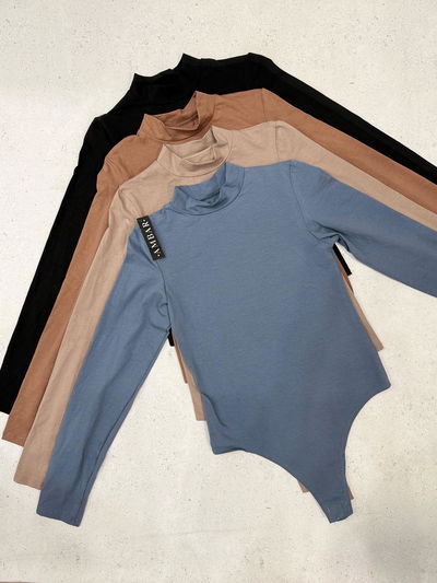 Body media polera de algodón con lycra 