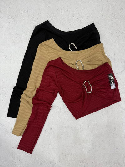 Top de morley con aplique 
