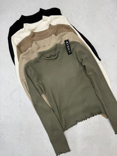 Remera media polera de morley soft 