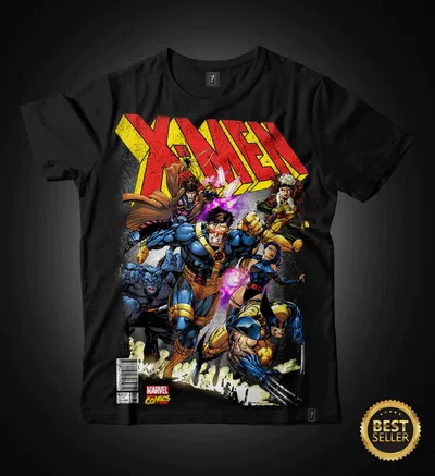 Remera Unisex Premiun "X MEN" JIM LEE