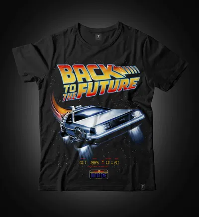 Remera Unisex Premiun "Back To the Future" 