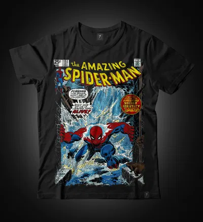 Remera Unisex Premiun "The Amazing Spiderman 151" Ross Andru