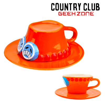 TAZA CERAMICA IMPORTADA ONE PIECE "SOMBRERO ACE"