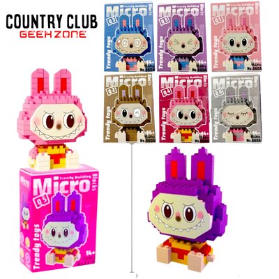 Minifigura en Bloque para Armar – Micro Labubu 154 Piezas-6 MODELOS DIFERENTES