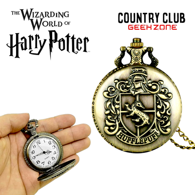 Reloj de Bolsillo Casa Hufflepuff – Color Bronce
