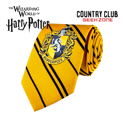 Corbata Hufflepuff – Estilo Hogwarts