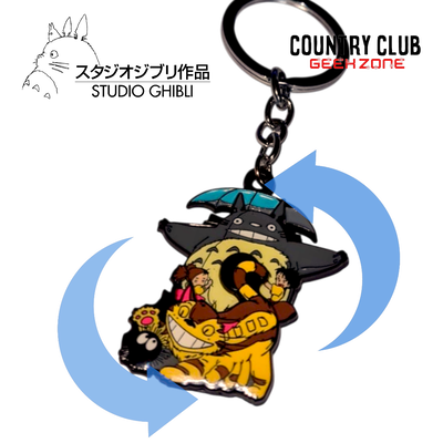 Llavero Metálico Giratorio Mi Vecino Totoro