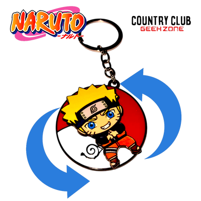 Llavero Metálico Giratorio Naruto