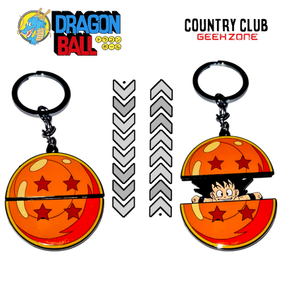 Llavero Metálico Dragon Ball – Esfera del Dragon Con Apertura Sorpresa