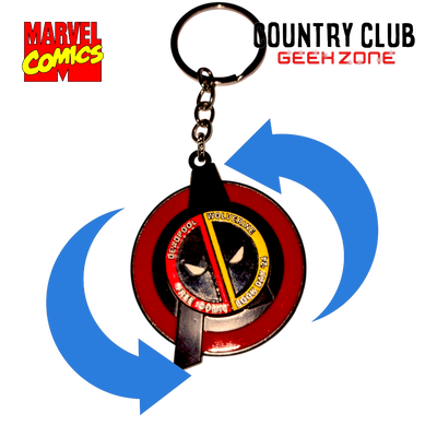 Llavero Metálico Logo Deadpool & Wolverine – Marvel Comics