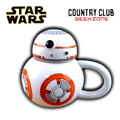 Taza Coleccionable BB-8 Star Wars 3D – Cerámica con Tapa c/caja
