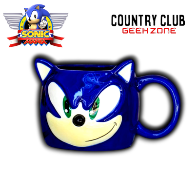 Taza Coleccionable Sonic 3D – Cerámica Importada c/caja