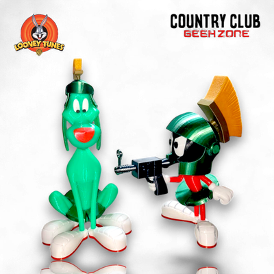 Figuras Looney Tunes – Marvin el Marciano y K-9  Escala 1/8