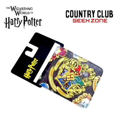 Billetera Harry Potter – Escudo de Hogwarts y Casas