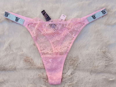 Tanga Victoria Secret con pedreria de Strass
