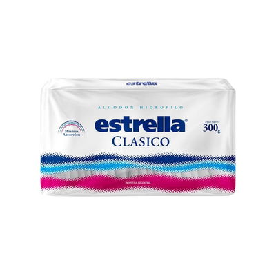 ALGODON ESTRELLA CLÁSICO x 300 gr