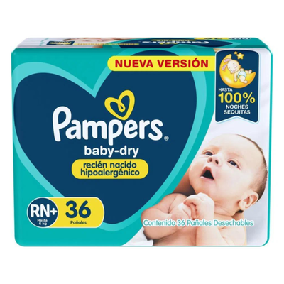 PAMPERS BABYDRY RN + x36 UN