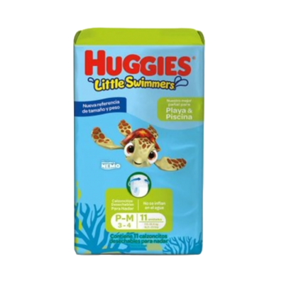 HUGGIES LITTLE SWIMMERS P/M x 11 UNIDADES
