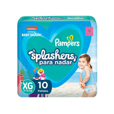 PAMPERS SPLASHERS XG x10 UNIDADES
