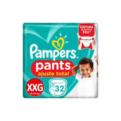 PAMPERS PANTS AJUSTE TOTAL XXG x32 UN