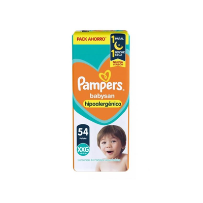 PAMPERS BABYSAN XXGx54 UNIDADES