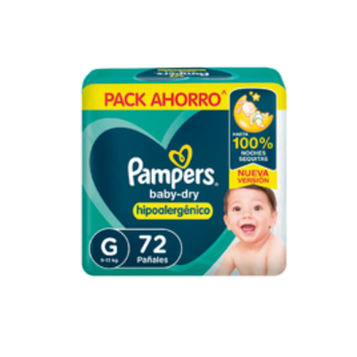 PAMPERS BABYDRY GRANDE x72