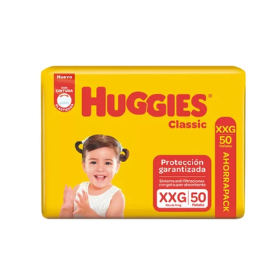 HUGGIES CLASSIC XXGx50 UNIDADES