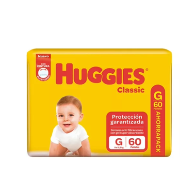 HUGGIES CLASSIC GRANDE x60 UN