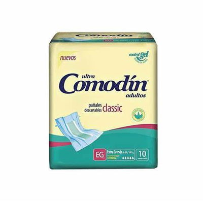 COMODIN ULTRA  Pañal ADULTO Recto Clasico EG x 10 UN