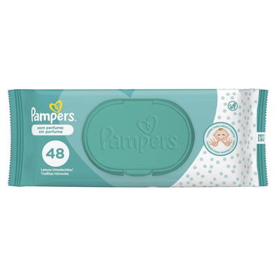TOALLITAS HÚMEDAS PAMPERS x 48 U Sin Perfume