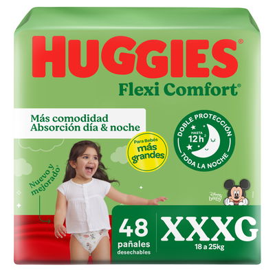 HUGGIES FLEXI COMFORT XXXG x48 UN