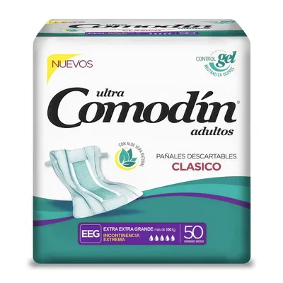 Comodin Pañal Recto Clasico XXG x 50 Unid.