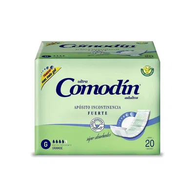 Comodín Ultra Apósito Incontinencia Fuerte x 20 U