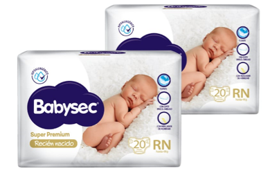 BABYSEC SUPER PREM. REC. NAC.x 40 UNID.