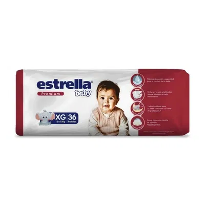 ESTRELLA BABY PREMIUM HIPERPACK XG x 36u